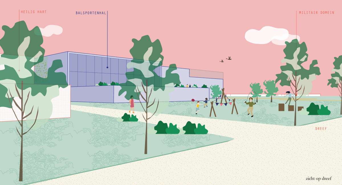 3D BSH voorkeursscenario - zicht op dreef 1-01